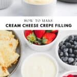 Sweet Cream Cheese Crepe Filling Pin 6